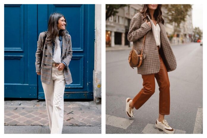 Comment porter le blazer pied de poule avec style