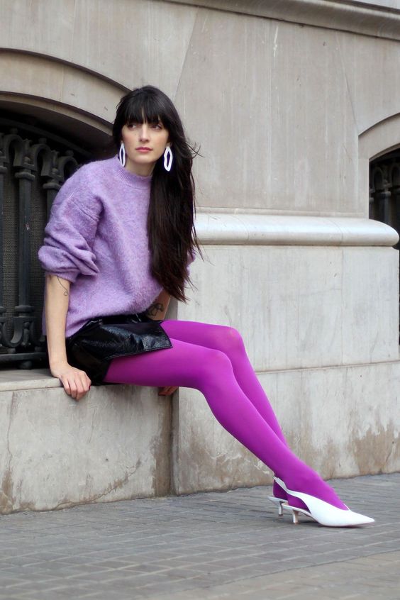 collants violet