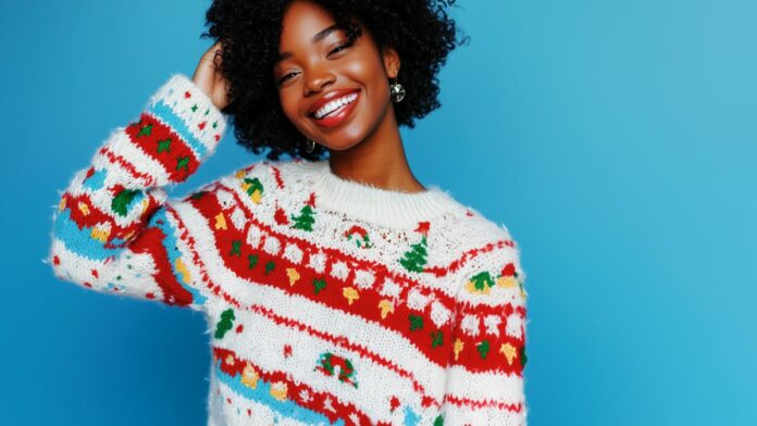 Bien porter le pull de Noël, avec style et glamour